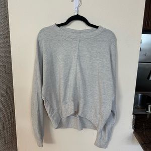 Zella Soft Drop Sleeve Sweatshirt GRAY